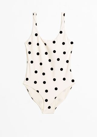 
Other Stories + Dotted Scoop Back Swimsuit