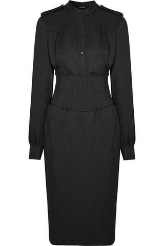 Tom Ford + Paneled Woven Dress