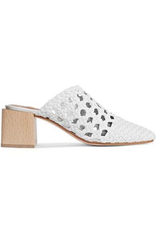 LOQ + Ines Woven Leather Mules