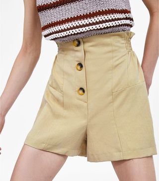 Zara + Bermuda Shorts With Buttons