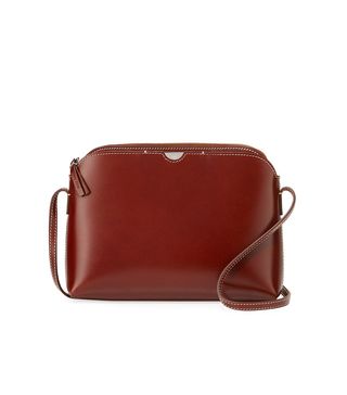 The Row + Multi Pouch Leather Shoulder Bag