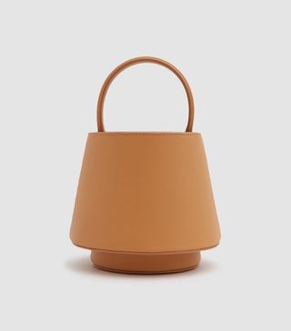 Mlouye + Mini Lantern Bag in Tan