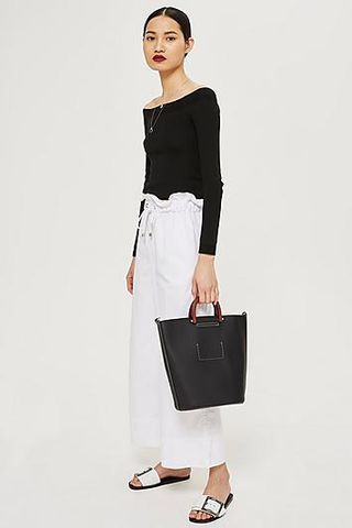 Topshop + Black Tote Bag