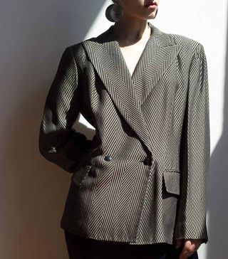Emanuel Ungaro + 1990s Herringbone Jacket