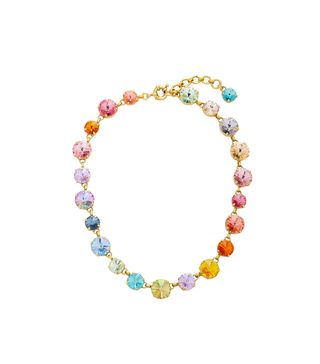 Roxanne Assoulin + Swarovski Crystal and Gold-Plated Necklace