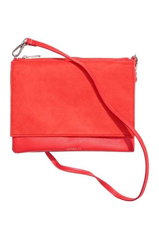 H&M + Small Shoulder Bag in Bright Red