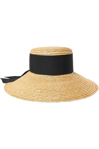 Eugenia Kim + Annabelle Grosgrain-Trimmed Straw Hat