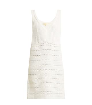 Diane von Furstenberg + Crochet-Knit Cotton Dress