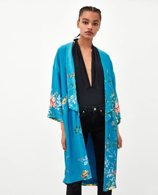Zara + Print Kimono