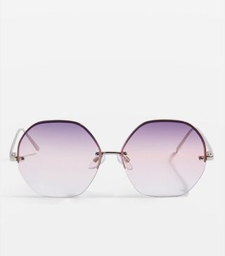 Topshop + Melissa Hexagon Frame Sunglasses