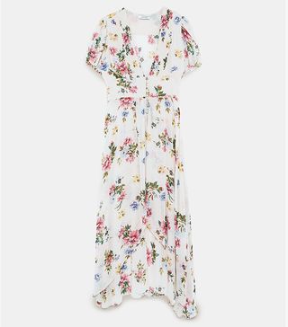 Zara + Floral-Print Blouse