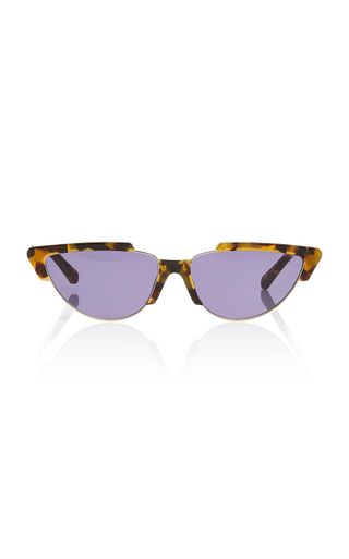 Karen Walker + Tropics Cat Eye Acetate Sunglasses
