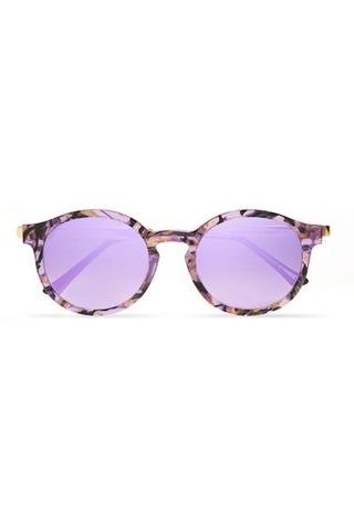 Thierry Lasry + Silenty V113 Round-Frame Acetate and Gold-Tone Sunglasses