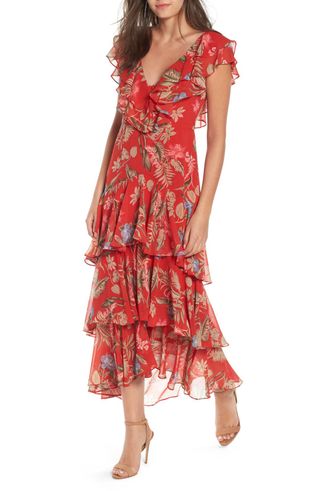 Wayf + Chelsea Tiered Ruffle Maxi Dress