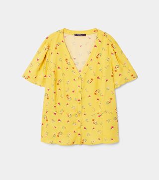 Violeta by Mango + Floral Print Blouse