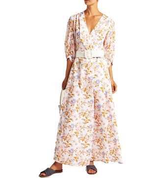 Thierry Colson + Phoebe Floral-Print Cotton Maxi Dress