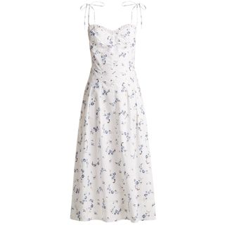 Rebecca Taylor + Francine Floral-Print Cotton Dress