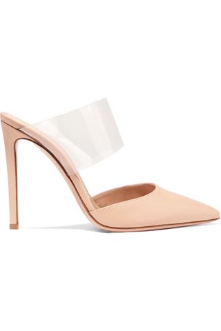 Gianvito Rossi + Virtua 105 Pvc And Leather Mules