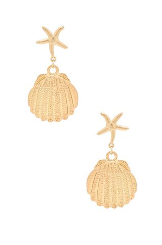 Ettika + Seashell Drop Earrings