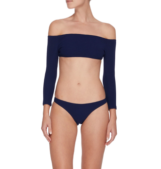 Solid & Striped + Elise Long Sleeve Bikini Top