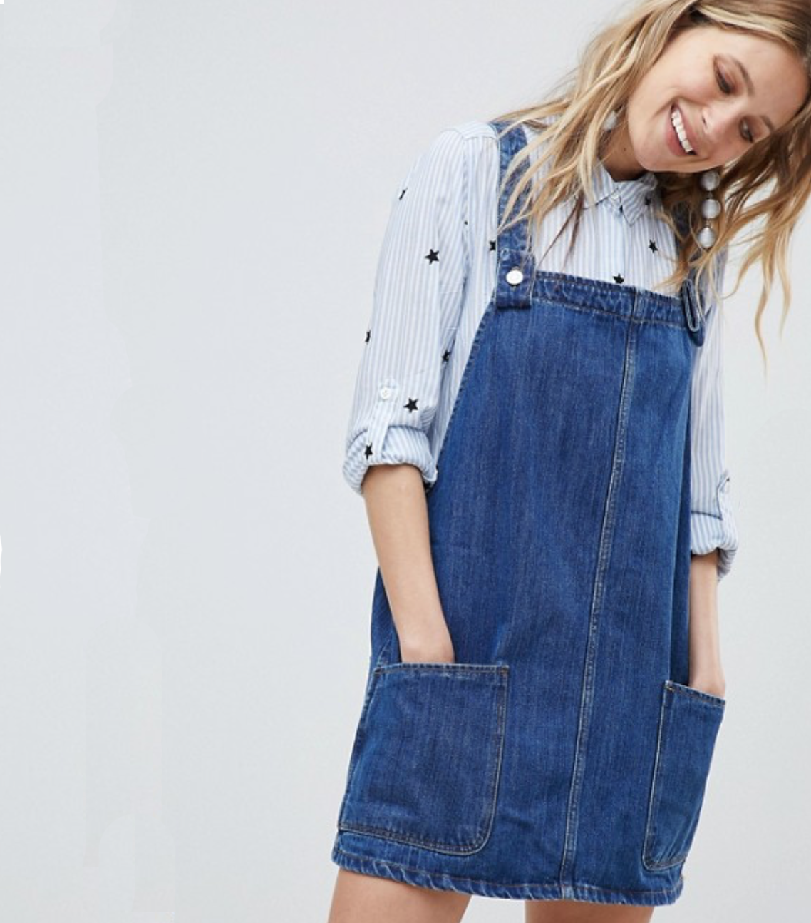 20 Denim Overall Skirts You Need This. 