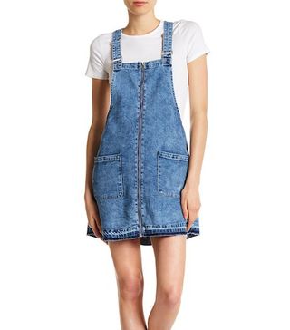 Tractr + Released Hem Overall Dress
