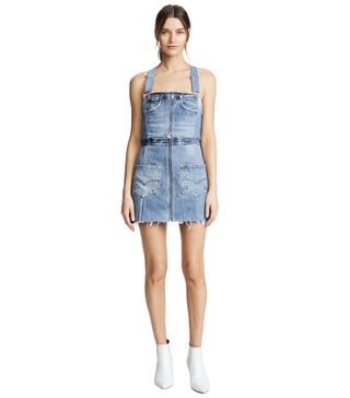 Re/Done + Overall Denim Dress