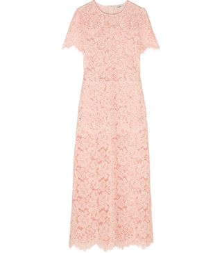 Ganni + Duval Corded Lace Midi Dress