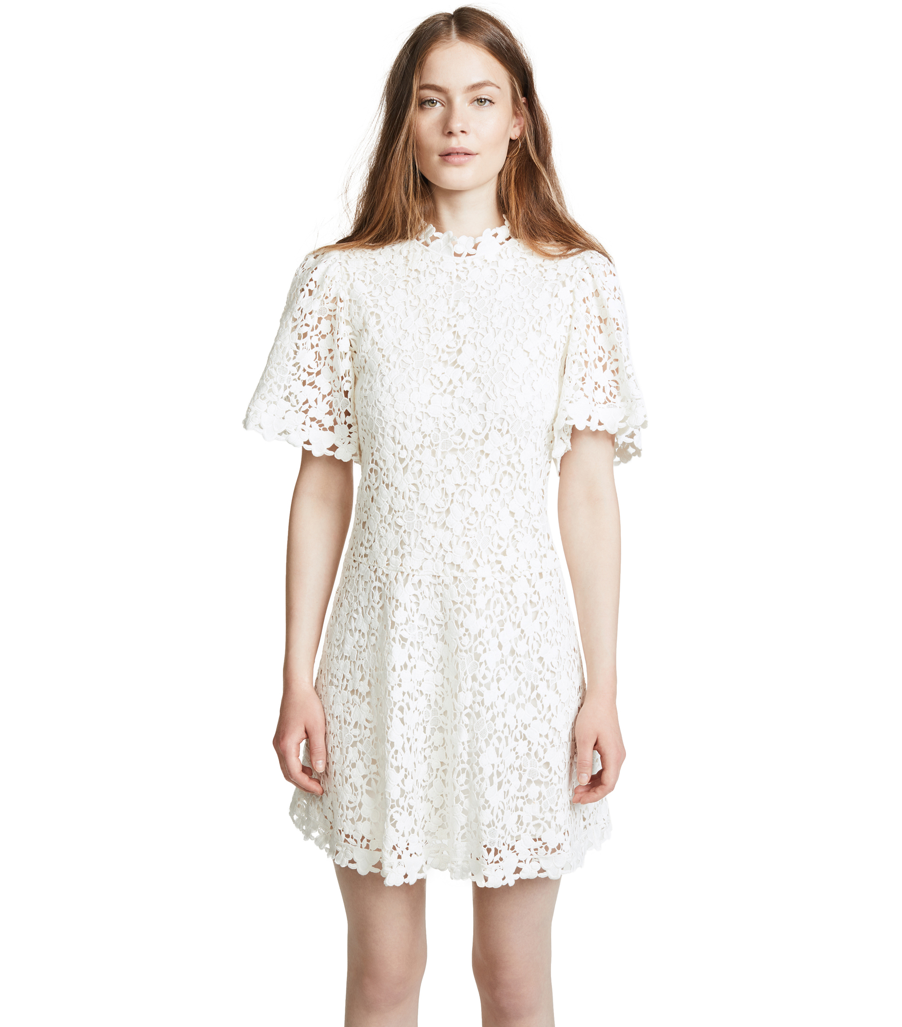 Rebecca Taylor + Floral Lace Dress