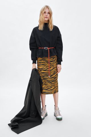 Zara + Midi Skirt