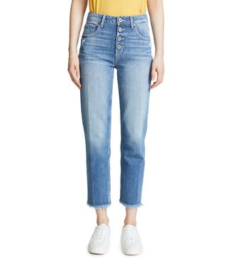 Paige + High Rise Sarah Straight Jeans