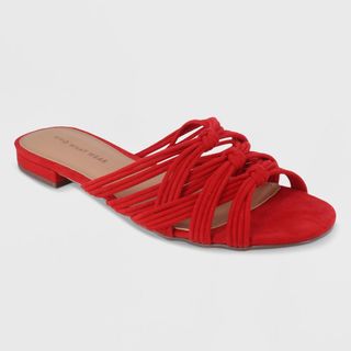 Who What Wear x Target + Finley Knotted Slide Sandal