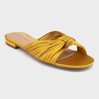 Who What Wear x Target + Grace Satin Knotted Slide Sandals