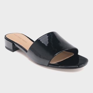 Who What Wear x Target + Mae Patent Heeled Slide Sandals