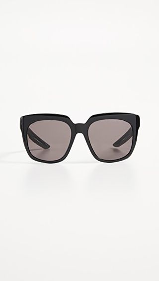 Balenciaga + Hybrid Acetate Sporty Sunglasses