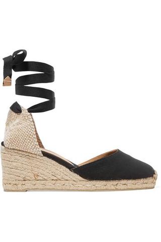 Castañer + Carina Canvas Wedge Espadrilles