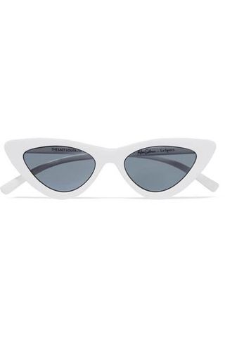 Le Specs x Adam Selman + The Last Lolita Cat-Eye Acetate Sunglasses