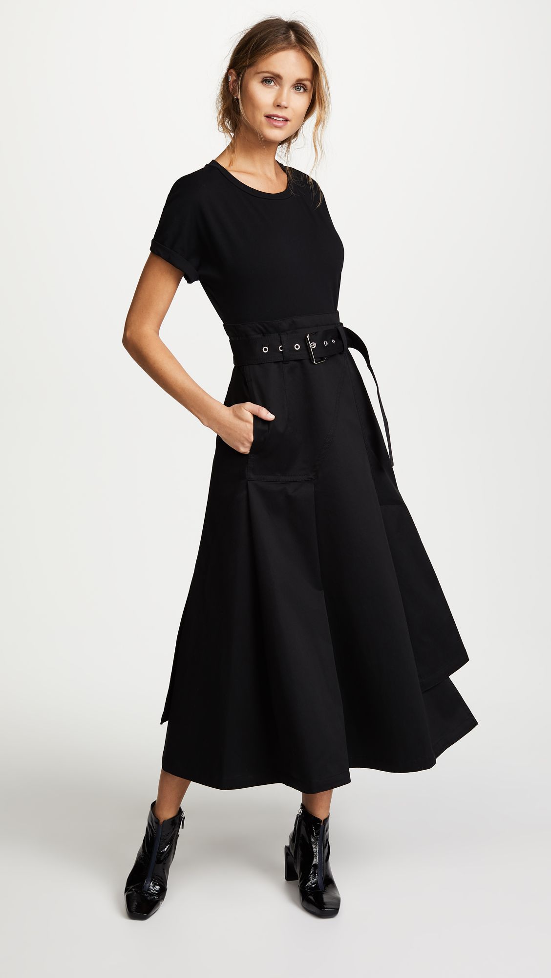 Black flowy dress