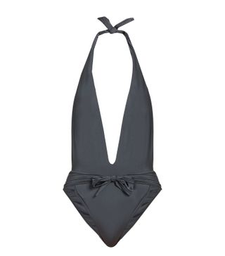 Bower + Le Smoking Tie-Waist Swimsuit
