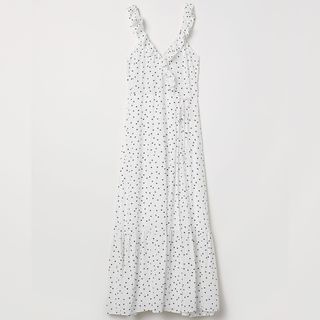 H&M + Long Flouced Dress