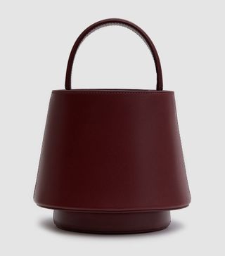 Mlouye + Lantern Bag in Burgundy