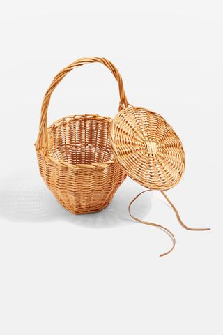 Topshop + Shelly Straw Basket Bag