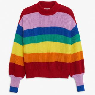 Monki + Crew Neck Knit Sweater