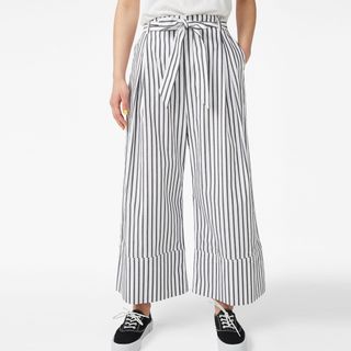 Monki + Culottes With Paper Bag Waist