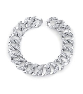 Anita Ko + Medium Diamond Chain Link Bracelet