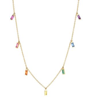 Eriness Jewelry + Rainbow Baguette Necklace