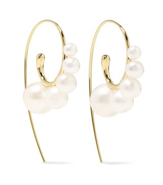 Ippolita + Nova 18-Karat Gold Pearl Earrings