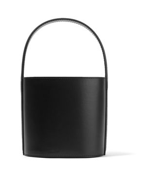 Staud + Bissett Leather Bucket Bag