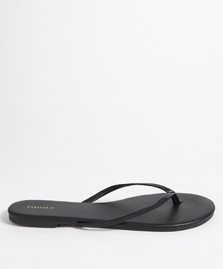 Forever 21 + Faux Leather Thong Sandals