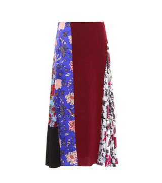 Diane von Furstenberg + Printed Silk Skirt